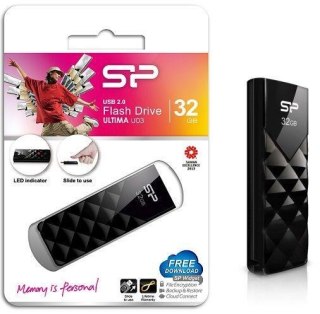 Silicon Power Pendrive Silicon Power 32GB Ultima U03 Diamond Cut Black