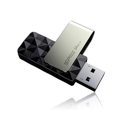 Silicon Power Pendrive Silicon Power 64GB USB 3.0 Blaze B30 Black