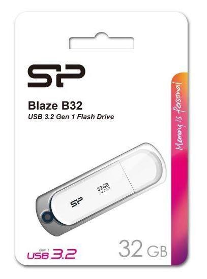 Silicon Power Pendrive Silicon Power Blaze B03 32GB USB 3.2 White