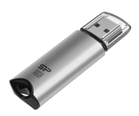 Silicon Power Pendrive Silicon Power Marvel M02 16GB USB 3.2 kolor srebrny ALU