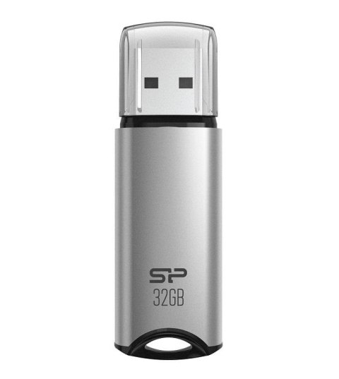 Silicon Power Pendrive Silicon Power Marvel M02 32GB USB 3.2 kolor srebrny ALU