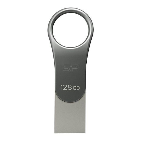 Silicon Power Pendrive Silicon Power Mobile C80 128GB USB 3.0 / USB-C + Type C Metal