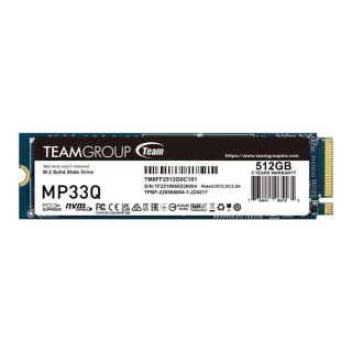 Team Group Dysk SSD Team Group MP33Q 512GB M.2 PCIe NVMe Gen3 x4 2280 (2750/1350) QLC