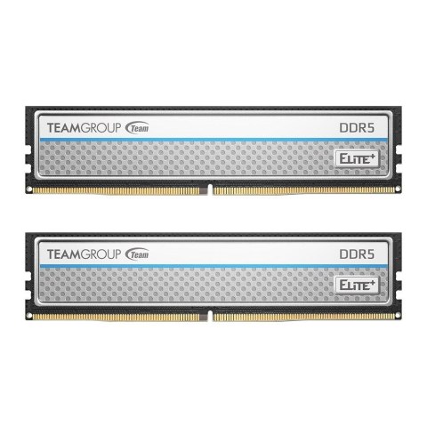 Team Group Pamięć DDR5 Team Group ELITE Plus 32GB (2x16GB) 5200MHz CL42 1,1V Silver
