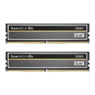 Team Group Pamięć DDR5 Team Group ELITE Plus 64GB (2x32GB) 5600MHz CL46 1,1V Black