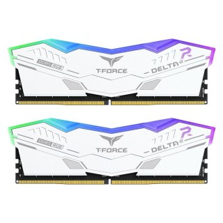 Team Group Pamięć DDR5 Team Group T-FORCE DELTA Alpha RGB 32GB (2x16GB) 6000MHz CL38 1,25V Biała