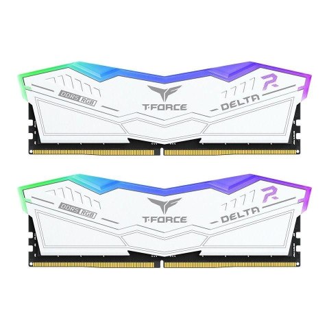 Team Group Pamięć DDR5 Team Group T-FORCE DELTA RGB 96GB (2x48GB) 6800MHz CL36 1,4V Biała