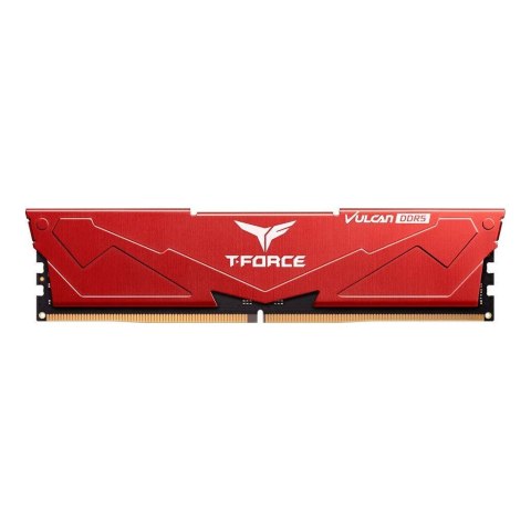 Team Group Pamięć DDR5 Team Group T-FORCE VULCAN 16GB (1x16GB) 5200MHz CL40 1,25V Czerwona