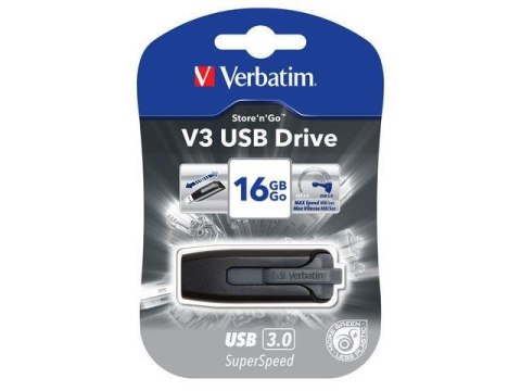 Verbatim Pendrive Verbatim Store 'n' Go V3 16GB USB 3.0 czarny
