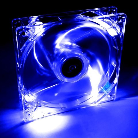 AKYGA Wentylator systemowy Akyga AW-12A-BL 12cm LED niebieski Molex