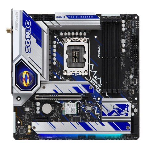 ASRock Płyta ASRock B760M PG SONIC WIFI /B760/DDR5/SATA3/M.2/USB3.1/WiFi/BT/PCIe5.0/s.1700/mATX