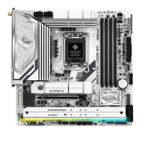 ASRock Płyta ASRock B860M Steel Legend WiFi /B860/DDR5/SATA3/M.2/TB4/WiFi/BT/PCIe5.0/s.1851/M-ATX