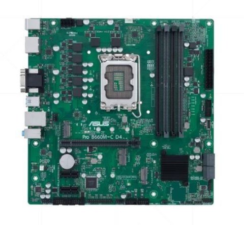 Asus Płyta Asus PRO B660M-C D4-CSM /B660/DDR4/SATA3/M.2/USB3.0/PCIe4.0/s.1700/mATX