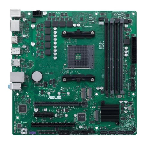 Asus Płyta Asus Pro B550M-C/CSM /AMD B550/DDR4/SATA3/M.2/USB3.1/PCIe4.0/AM4/mATX