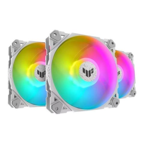 Asus Wentylator Asus TUF GAMING TF120 ARGB WHITE EDITION 3IN1 120mm PWM