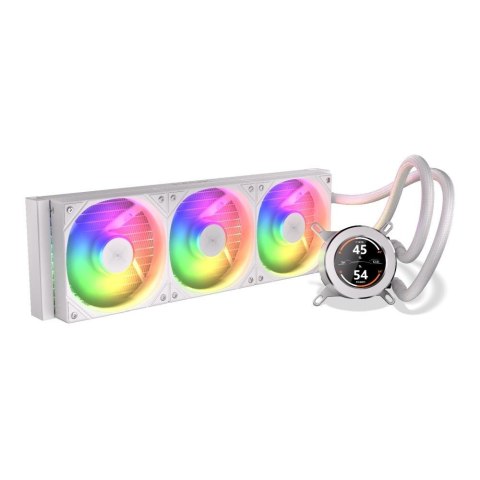 COOLING.PL Chłodzenie wodne KRUX HydroGlance 360 ARGB LCD White (KRXE005) 120 mm