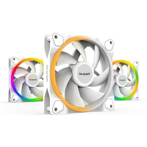 LISTAN GMBH Wentylator be quiet! Light Wings White 120mm PWM high-speed Triple Pack