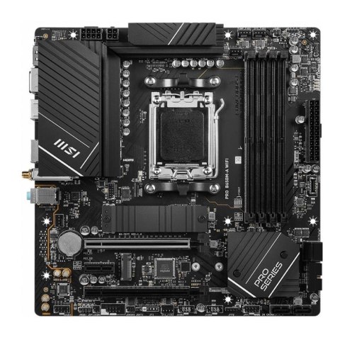 MSI Płyta MSI PRO B650M-A WIFI /AMD B650/SATA 3/M.2/USB3.2/WiFi/BT/PCIe4.0/AM5/mATX
