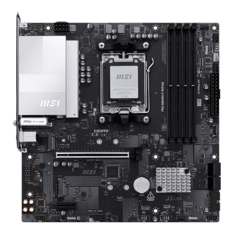 MSI Płyta MSI PRO B840M-P WIFI6E /AMD B840/DDR5/SATA3/M.2/USB3.1/WiFi/BT/PCIe4.0/AM5/mATX