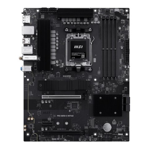 MSI Płyta MSI PRO B850-S WIFI6E /AMD B850/DDR5/SATA3/M.2/USB3.1/WiFi/BT/PCIe4.0/AM5/ATX