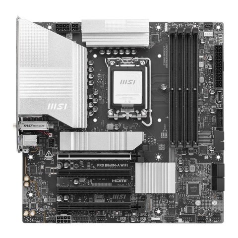 MSI Płyta MSI PRO B860M-A WIFI /B860/DDR5/SATA3/M.2/TB4/WiFi/BT/PCIe5.0/s.1851/M-ATX
