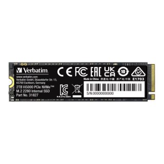 Verbatim Dysk SSD Verbatim Vi5000 2TB M.2 2280 PCIe Gen4 NVME (5000/4300 MB/s)
