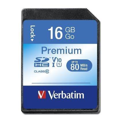Verbatim Karta pamięci SDHC Verbatim 16GB Class 10