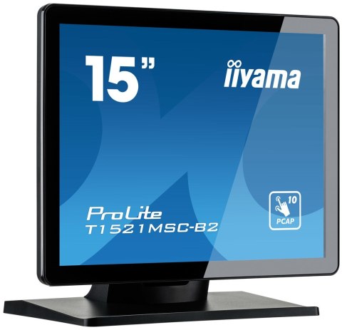 IIYAMA Monitor dotykowy T1521MSC-B2 15 cali PCAP bezel free front