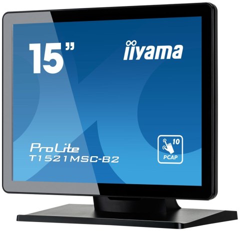 IIYAMA Monitor dotykowy T1521MSC-B2 15 cali PCAP bezel free front