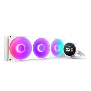 NZXT Chłodzenie wodne NZXT Kraken Elite 420 RGB LCD białe