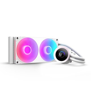 NZXT Chłodzenie wodne NZXT Kraken Plus 240 RGB LCD białe