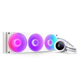 NZXT Chłodzenie wodne NZXT Kraken Plus 360 RGB LCD białe