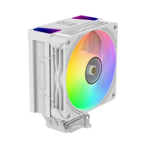 Rampage Chłodzenie CPU Rampage OCTAGONC70-WHITE LGA1700/AM5 LCD wentylator infinity 120mm ARGB biały PWM