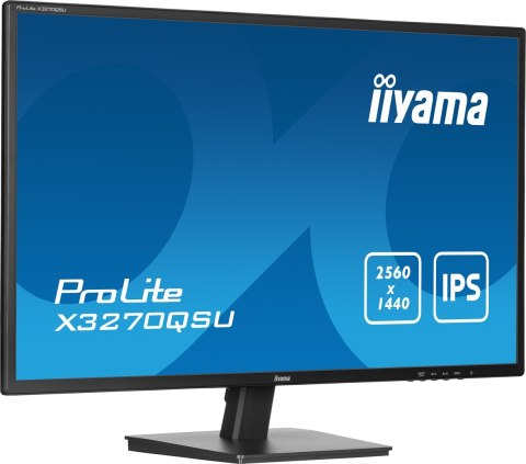IIYAMA Monitor iiyama ProLite X3270QSU-B1 81,3 cm (32") 2560 x 1440 px Wide Quad HD LED Czarny