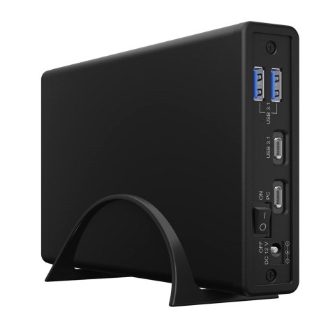 RAIDSONIC ICY BOX IB-382H-C31 Obudowa HDD/SSD Czarny 2.5/3.5"