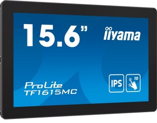 IIYAMA Iiyama ProLite TF1615MC-B1 monitor komputerowy 39,6 cm (15.6") 1920 x 1080 px Full HD Ekran dotykowy Czarny