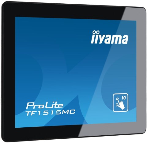 IIYAMA Iiyama TF1515MC-B2 monitor komputerowy 38,1 cm (15") 1024 x 768 px XGA LED Ekran dotykowy Czarny