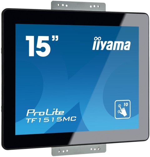 IIYAMA Iiyama TF1515MC-B2 monitor komputerowy 38,1 cm (15") 1024 x 768 px XGA LED Ekran dotykowy Czarny