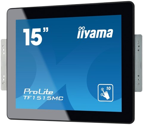 IIYAMA Iiyama TF1515MC-B2 monitor komputerowy 38,1 cm (15") 1024 x 768 px XGA LED Ekran dotykowy Czarny