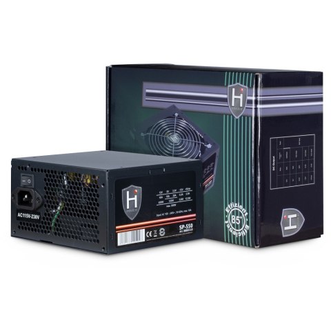 Inter-Tech Inter-Tech HIPOWER SP-550 moduł zasilaczy 550 W 20+4 pin ATX ATX Czarny