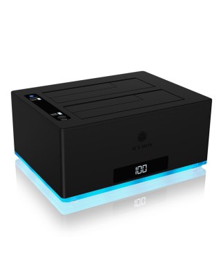 RAIDSONIC ICY BOX IB-127CL-U3 USB 3.2 Gen 1 (3.1 Gen 1) Type-B Czarny