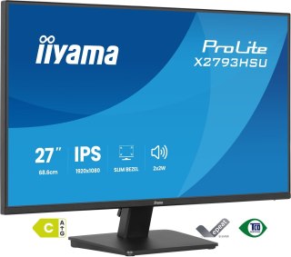 IIYAMA Iiyama ProLite X2793HSU-B1 monitor komputerowy 68,6 cm (27") 1920 x 1080 px Full HD LED Czarny
