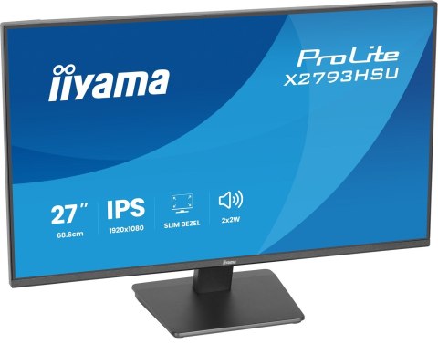 IIYAMA Iiyama ProLite X2793HSU-B1 monitor komputerowy 68,6 cm (27") 1920 x 1080 px Full HD LED Czarny
