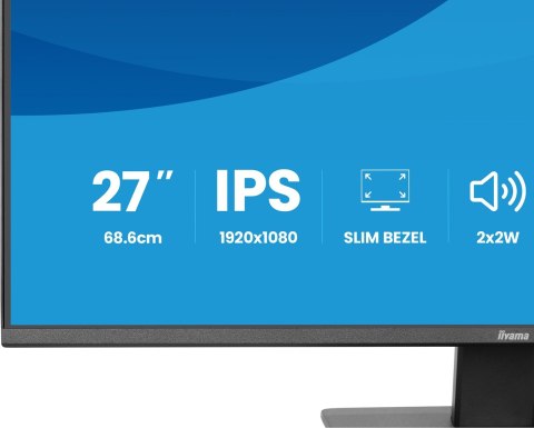 IIYAMA Iiyama ProLite X2793HSU-B1 monitor komputerowy 68,6 cm (27") 1920 x 1080 px Full HD LED Czarny