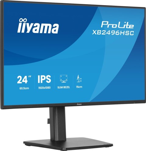 IIYAMA Iiyama ProLite XB2496HSC-B1 monitor komputerowy 60,5 cm (23.8") 1920 x 1080 px Full HD LED Czarny