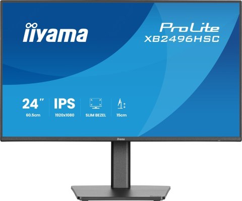 IIYAMA Iiyama ProLite XB2496HSC-B1 monitor komputerowy 60,5 cm (23.8") 1920 x 1080 px Full HD LED Czarny