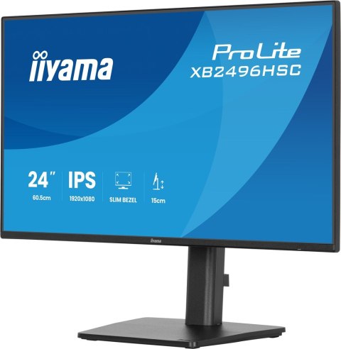 IIYAMA Iiyama ProLite XB2496HSC-B1 monitor komputerowy 60,5 cm (23.8") 1920 x 1080 px Full HD LED Czarny