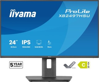 IIYAMA Iiyama ProLite XB2497HSU-B1 monitor komputerowy 60,5 cm (23.8") 1920 x 1080 px Full HD LED Czarny