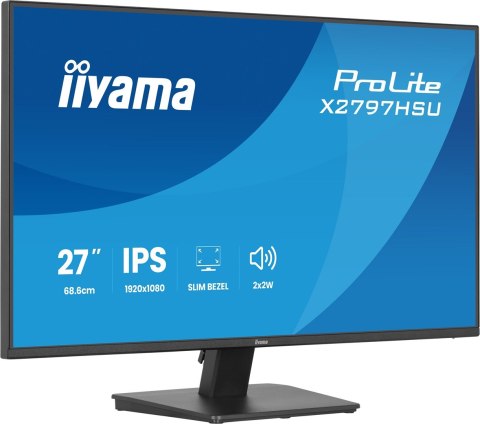 IIYAMA Iiyama ProLite X2797HSU-B1 monitor komputerowy 68,6 cm (27") 1920 x 1080 px Full HD LED Czarny