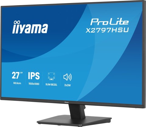 IIYAMA Iiyama ProLite X2797HSU-B1 monitor komputerowy 68,6 cm (27") 1920 x 1080 px Full HD LED Czarny
